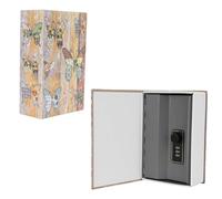 Caja fuerte oculta de metal, caja fuerte oculta en forma de libro, caja fuerte pequeña con cerradura de combinación, diccionario oculto portátil para la oficina en casa