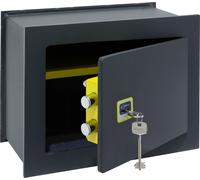 Caja fuerte para empotrar en pared arregui 281340 cerradura de llave 28x38x20 cm