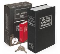 Caja fuerte para libros con combinación numérica - Buxussafe - Resistente carcasa metálica - Diseño discreto - 19 x 11,5 x 5,4 cm - Lugar secreto de almacenamiento - Caja fuerte camuflada como libro