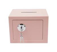 Caja fuerte para llaves, caja de dinero con cerradura con ranura, 4,6 l, caja fuerte para el hogar, hucha, caja fuerte pequeña con llave, caja fuerte mecánica para muebles para el hogar con llave