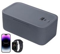 Caja fuerte pequeña con cerradura de combinación de 3 dígitos, de 24x14x10 cm, para objetos de valor