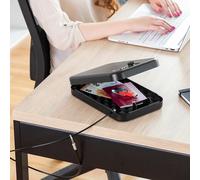 Caja fuerte portátil con cable de seguridad prisaven innovagoods
