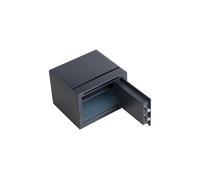 Caja fuerte superficie burg-wächter con llave, ranura, 25.5x35x30 cm