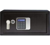 Caja fuerte Tresor Yale YLG/200/DB2, electrónica, con pantalla LCD, capacidad de 24 litros, dimensiones 20x43x35 cm, incluye baterías, con código maestro
