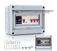 Caja Fusibles Montaje en Superficie, Caja Distribución Montaje en Superficie IP65 Interruptores Desconexión CA 32 A, 16 A y 10 A Caja Distribución Eléctrica para Uso en Talleres y Hogares