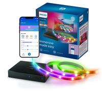 Philips Smart Lighting HDMI Sync Box with TV Backlight, RGBIC LED Strip for 75-85" TV, Sync with Movies, Music, HDMI 2.0, 4K at 60Hz, Connected by WiZ, Requires External Video Source