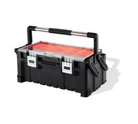 Keter Caja de herramientas 17187311 – plástico, color negro y rojo