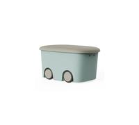 Plastiken Caja infantil multiusos Multibox Kids 45 L con tapa 58x38x32 cm Menta