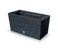 Caja interior para balcón y macetero rectangular 2 en 1 en Furu antracita 8 L