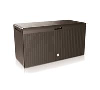 Prosperplast Baúl de jardín BOXE RATO PLUS 290 L 1140x470x594 mm Ocre oscuro