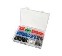Caja kit terminales de casquillo aislados crimpados (1200 uds.) yt-068