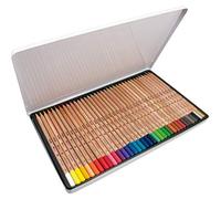 MILAN Caja metálica de lápices de colores 213 — 36 lápices, mina grande Ø3,5 mm, multicolor