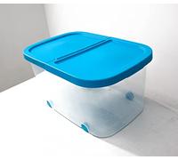 CAJA MULTIUSO 47 L CON RUEDAS FRESH AZUL