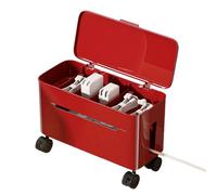 Caja Organizador de Cables | Almacenamiento De Cables De Escritorio Con Ruedas | Organizador De Cable De Alimentación Para Oficina - Para, Casa, Salón, Dormitorio, Instalación De Juegos, Soporte De TV
