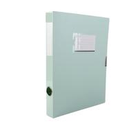 Caja organizadora de archivos A4 multifuncional, organizador papel archivo grueso, estuche for documentos PP Color, 2 uds Para Oficina(Green)