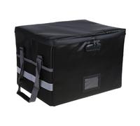 Caja organizadora de archivos ignífuga con cerradura, organizador de documentos ignífugo plegable, caja archivadora con para carpetas de cartas, suministros de oficina