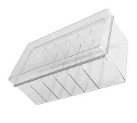 Caja Organizadora de Cables Gran Capacidad Transparente, con Tapa, Pet | Diseño Multicompartimento, Almacenamiento Clasificado, Portátil y Versátil, para Accesorios Electrónicos y Datos