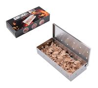 Caja para ahumar, caja de ahumar para barbacoa de gas, barbacoa de acero inoxidable, caja para ahumadores, barbacoas de carbón y gas