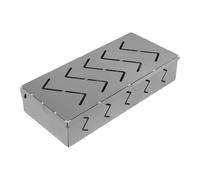 Caja para ahumar de acero inoxidable, 22 x 10 cm, con tapa abatible de 90° | La tapa plegable de 90 grados permite rellenar fácilmente las virutas de ahumar durante la barbacoa.
