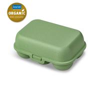 Caja para huevos EGGS TO GO MINI, 17 cm, para 6 huevos, verde hoja, Koziol