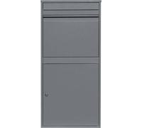 Caja para paquetes antirrobo, tamaño XL, color gris