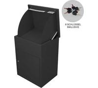 Caja para paquetes, color , dimensiones 320x205x120 mm, con cerradura y sistema POD para mensajería