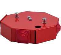 Caja para protección contra incendios, octogonal, modelo E90, con bornes de conexión, para cables de 3x2x4 mm², dimensiones 123x115x28 mm, referencia PIP-1AN R3x2x4