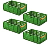 Caja plegable para verduras, dimensiones: 600 x 400 x 233 mm