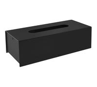 Caja portapañuelos PURO 25 cm, negro, acero inoxidable, Zack