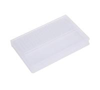 Caja portátil de acrílico transparente para brocas de 20 agujeros, soporte de exhibición de plástico, contenedor utilizado para brocas de 3/32 pulgadas, herramientas de taladro pequeñas cajas de