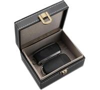 Caja protectora de metal para llaves de coche, ideal para viajes, que protege contra el robo de datos mediante tecnología RFID