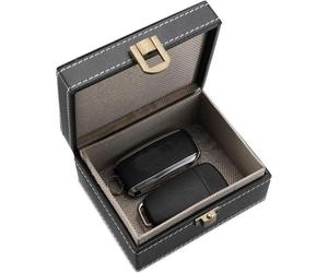 Caja protectora de metal para llaves de coche, ideal para viajes, que protege contra el robo de datos mediante tecnología RFID