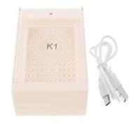 Caja Secadora Deshumidificadora Usb, Plástico Blanco | Secado a Baja Temperatura, Diseño Sellado, Desecante y Frasco Deshumidificador, para Oficina y Mantenimiento