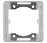 Caja superficie1 elemento Hager Lumina Intense WL5812 color Plata