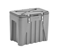 Caja universal de polipropileno, con cerradura lateral