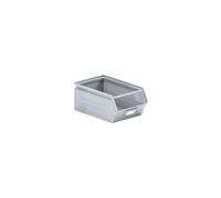 Caja visualizable de chapa de acero L x A x H 350 x 210 x 145 mm, con barra portante