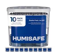 Cajas Antihumedad | PACK X10 600ml | Deshumidificador armario | Antihumedad armarios | Antihumedad habitacion | Absorber humedad casa armarios | Humedad armario | Deshumidificador habitacion