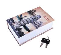 Cajas de Seguridad en Forma de Libro, Haofy Caja Fuerte Caja de Caudales Escondida con Forma de Diccionario, Caja de Efectivo para Guardar Dinero Joyas Monedas Relojes Pasaportes, con 2 Llaves