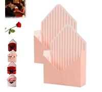Cajas De Sobre Para San Valentín, Paquete De Regalo Con Ramo De Flores Para San Valentín, Caja De Sobre Roja Romántica, Cajas Románticas Para Regalos, Cajas Decorativas Plegables (2 unidades-d#)
