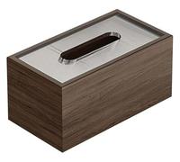 cajas de toallas manuales, Caja de papel de nogal for sala de estar, almacenamiento doméstico, restaurante, Hotel, caja de servilletas acrílicas en la sala de estar