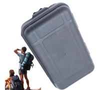 Cajas impermeables para exteriores, mango ergonómico, antideslizante | Caja de transporte reforzada de supervivencia al aire libre para familiares y amigos, exterior, patio, porche, piscina