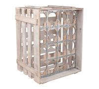 Cajón botellero de madera marrón 41x32x55