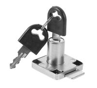 Cajón de Acero Inoxidable Cerradura de Seguridad Plata | Superficie Lisa Color Plata, y Alta Resistencia a Deformación y Rotura, para Archivo y Vitrina
