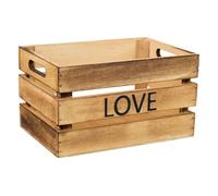Cajon de madera marrón 18x12x10h cm