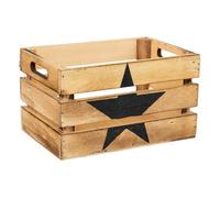 Cajon de madera marrón 18x12x10h cm