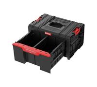 Cajón extra profundo para herramientas grandes: la caja de herramientas Qbrick cuenta con un cajón grande totalmente extraíble, ideal para herramientas eléctricas, herramientas de mano grandes y
