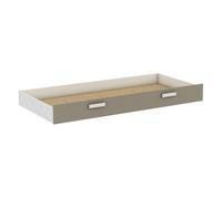 Cajón para cama tidy blanco y arcilla 22x198x93 cm 198 cm