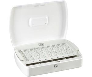 Cajón para contar billetes Burg-Wächter ZK 2307 EURO, modelo "Office" - 330 x 235 x 75 mm, color blanco