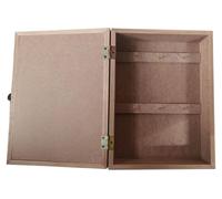 Cajón para llaves de madera con motivos florales decorativos