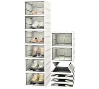 Cajón plegable de 6 compartimentos para zapatos, ideal para un almacenamiento elegante